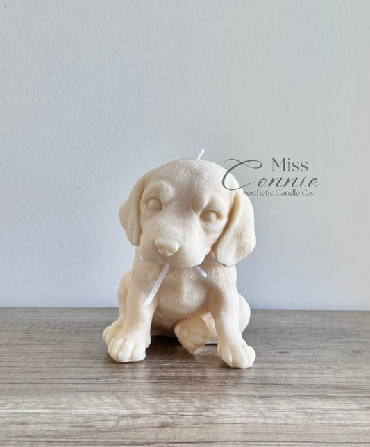 Beagle Puppy Dog Candle