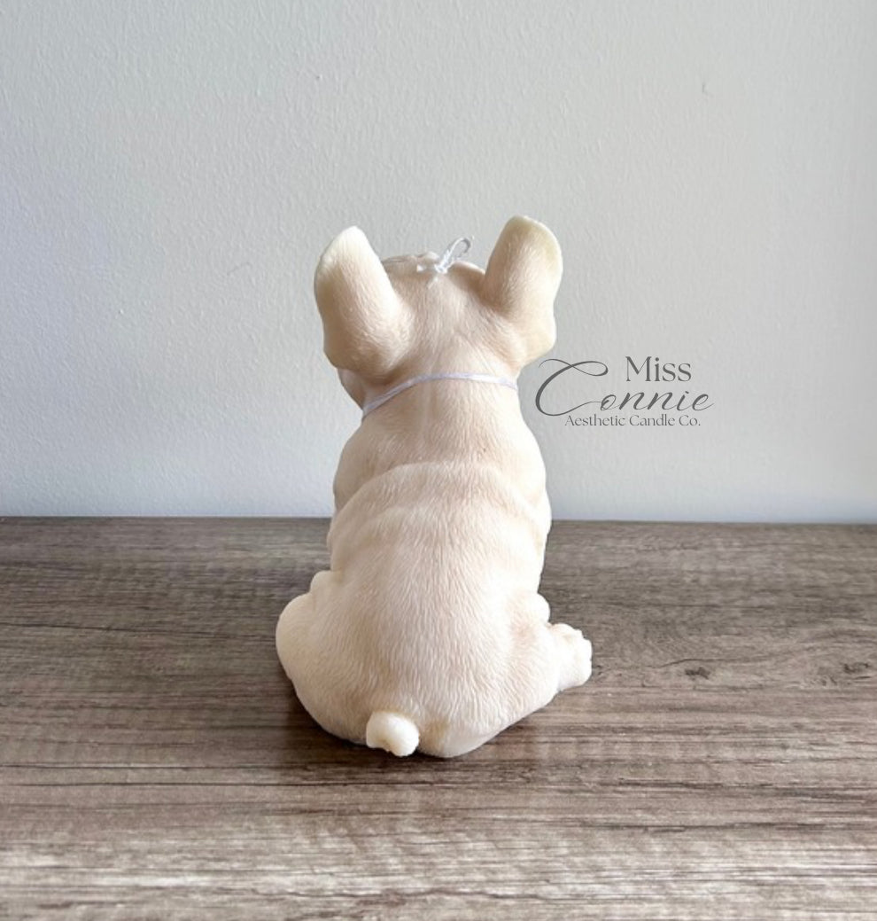 French Bulldog Puppy Dog Candle