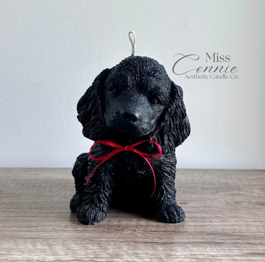 Cocker Spaniel Puppy Dog Candle