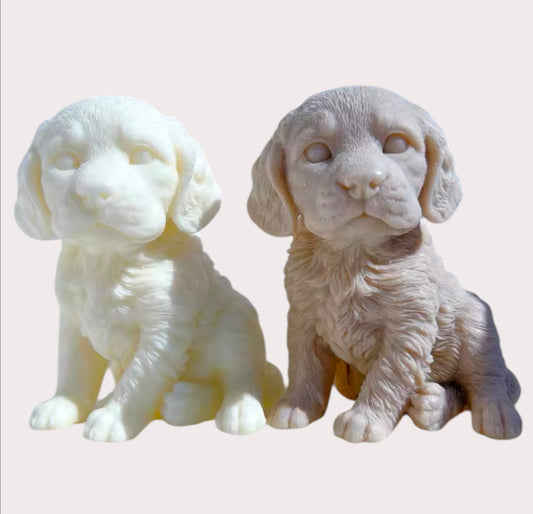 Springer Spaniel Puppy Dog Candle