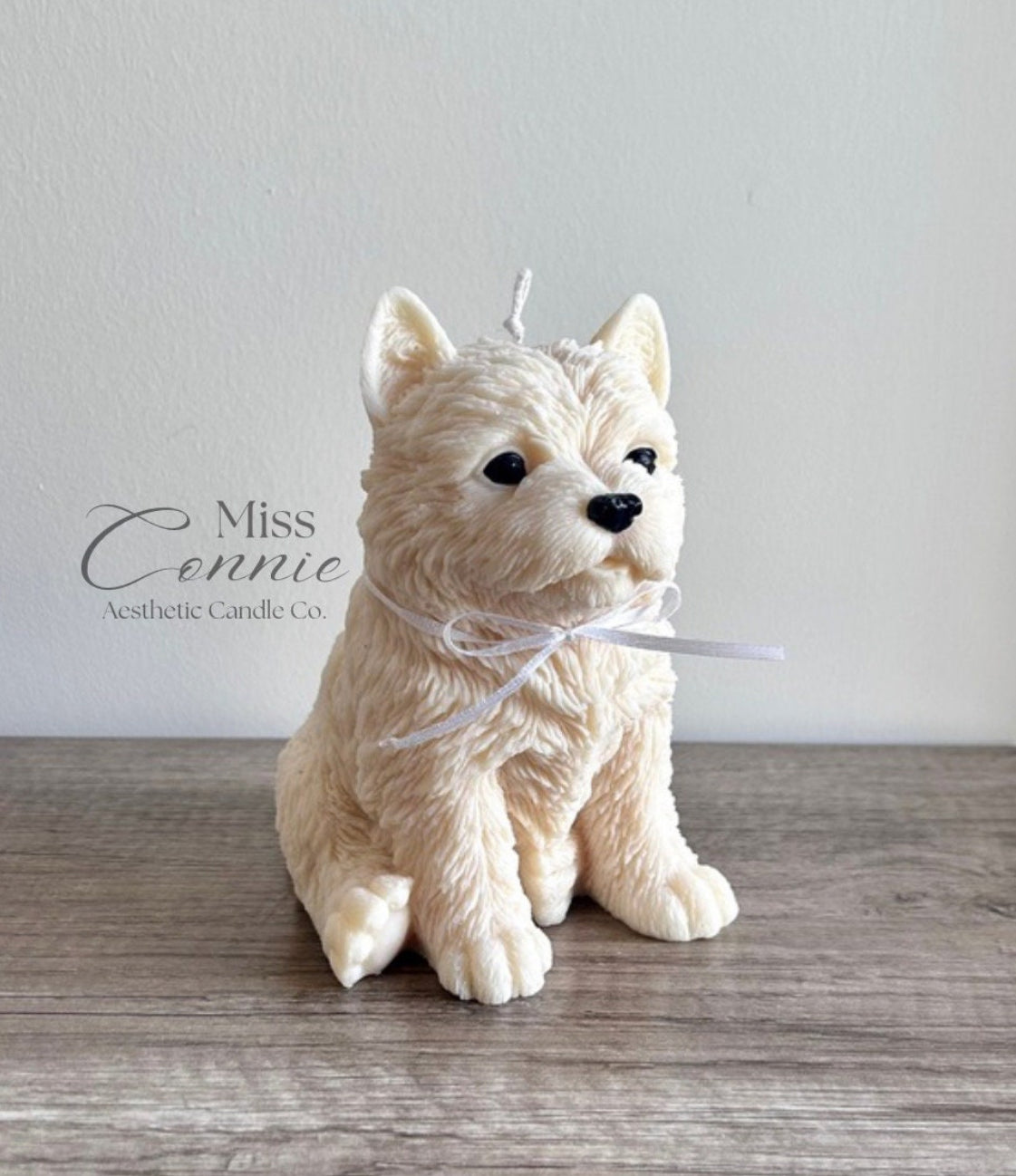 West Highland Terrier Puppy Dog Candle