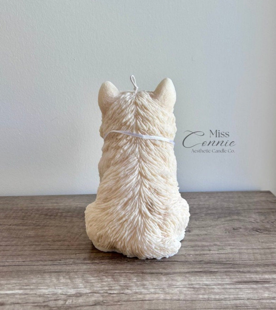 West Highland Terrier Puppy Dog Candle