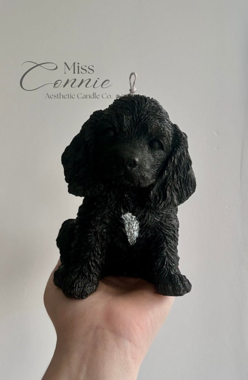 Cocker Spaniel Puppy Dog Candle