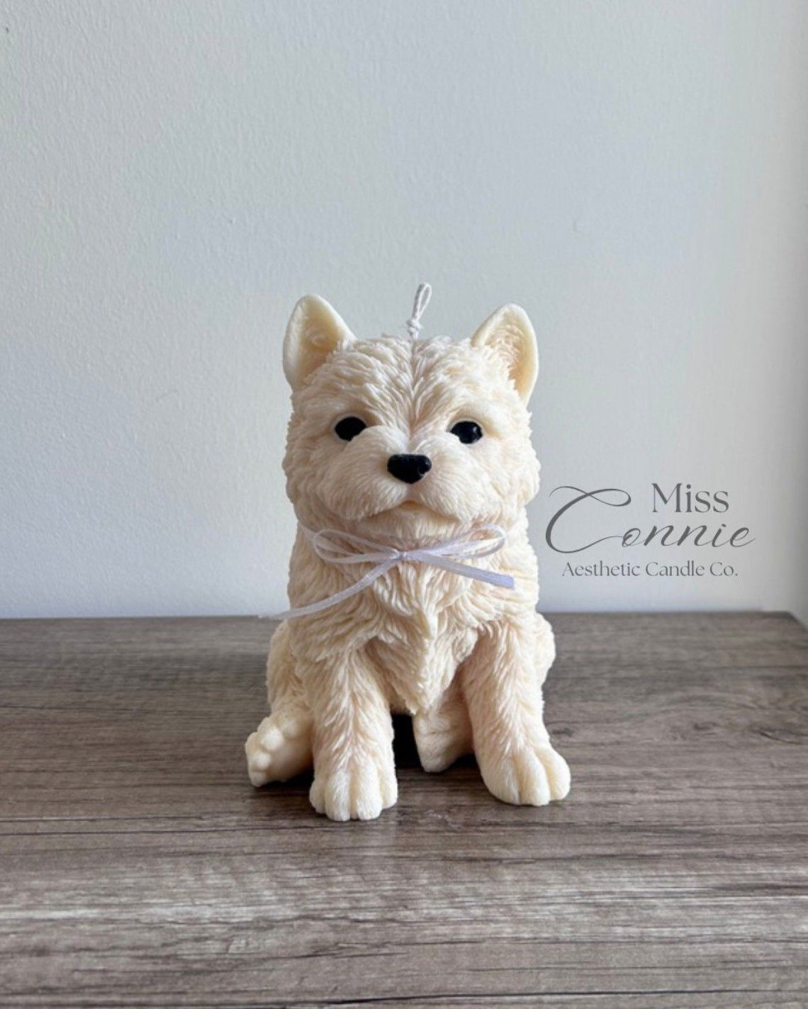 West Highland Terrier Puppy Dog Candle