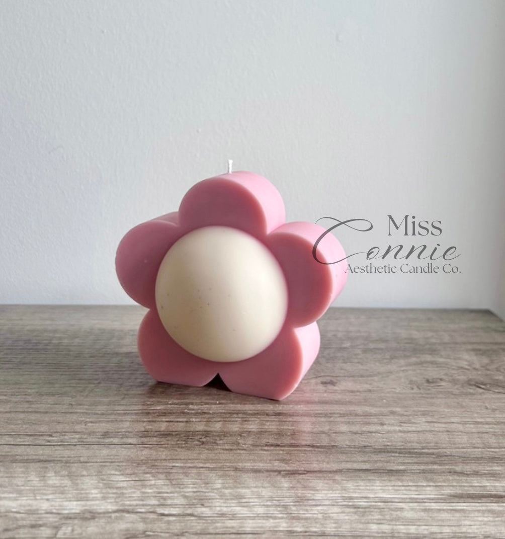 Large Flower Candle