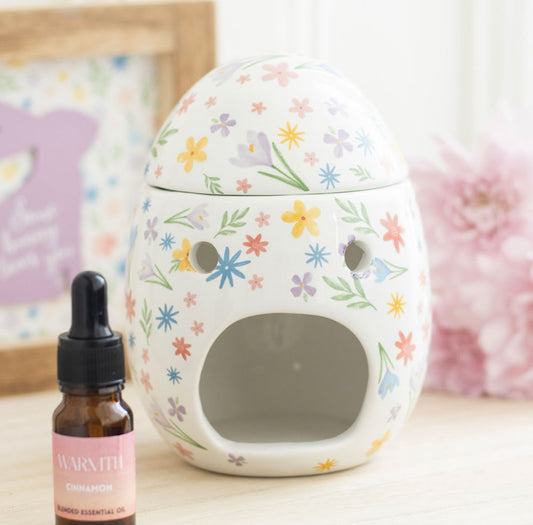 Easter Floral Egg Wax Burner