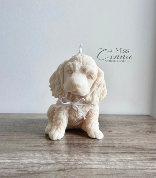 Cocker Spaniel Puppy Dog Candle