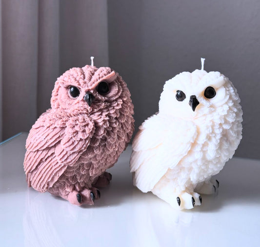 Owl Candle