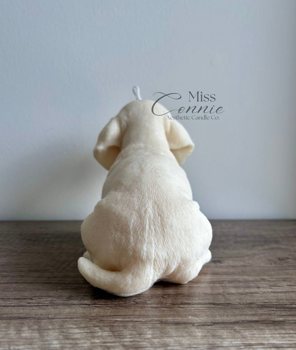 Dachshund Puppy Dog Candle