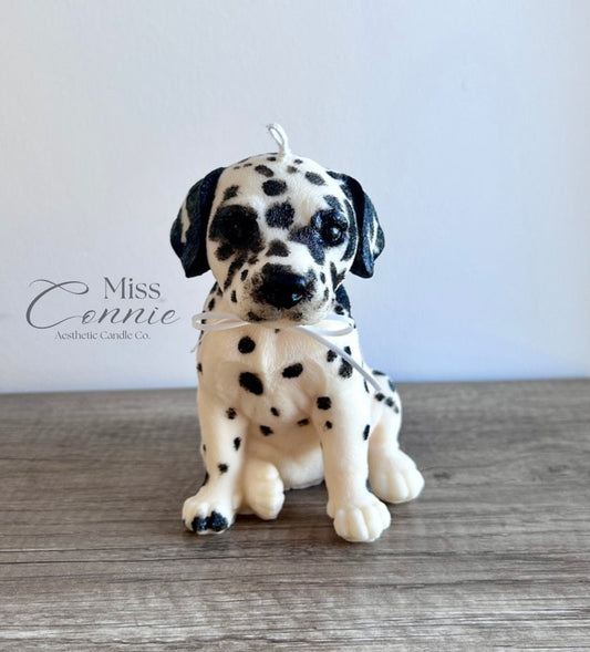 Dalmatian Puppy Dog Candle