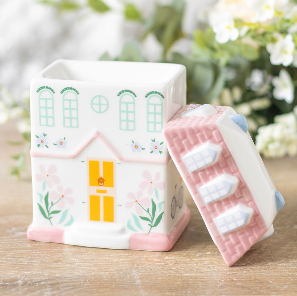 Pastel House Wax Burner