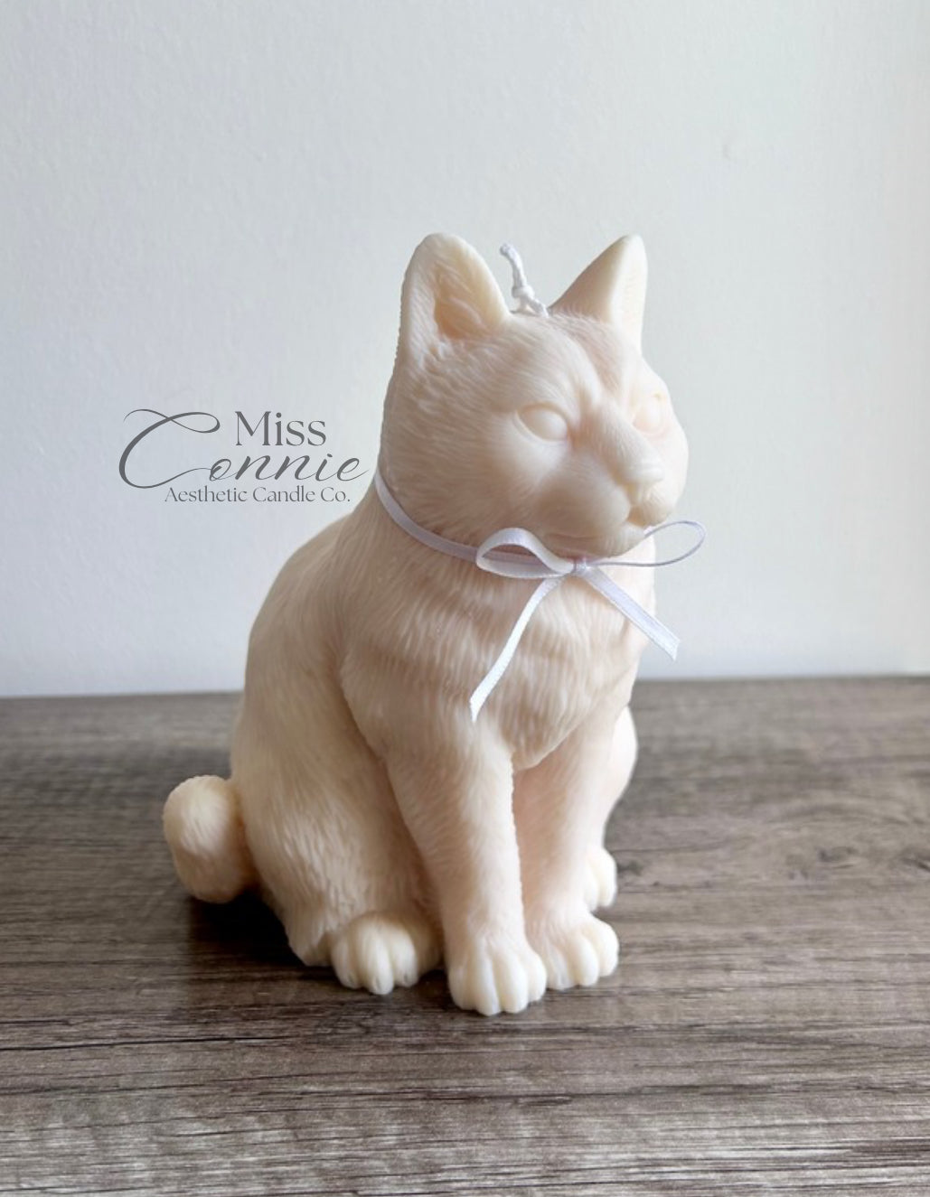 Sitting Cat Candle