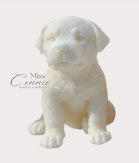 Rottweiler Puppy Dog Candle