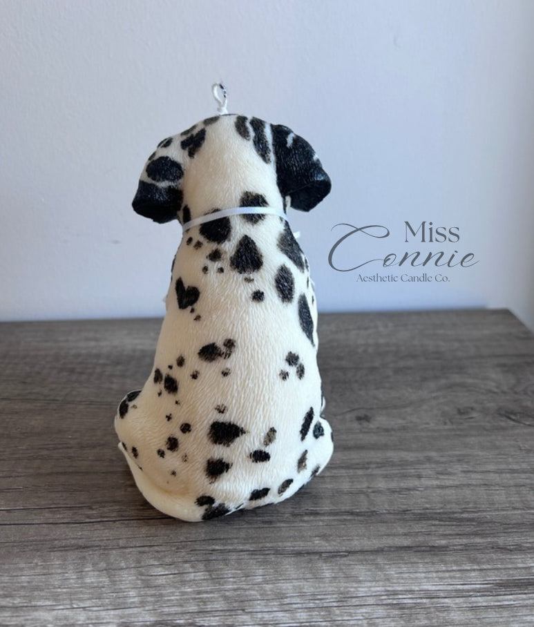 Dalmatian Puppy Dog Candle